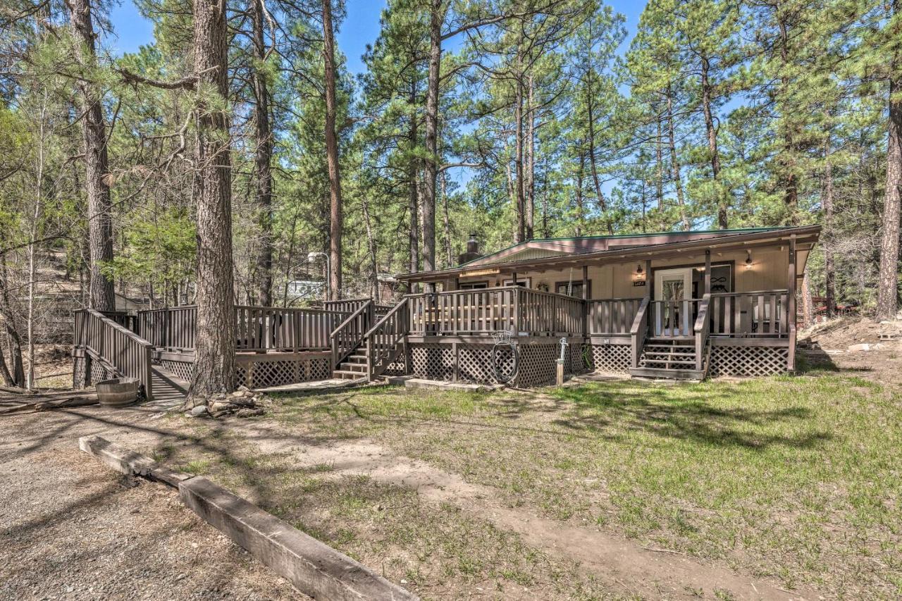 Tranquil Cabin With Stream And Deck Near Dtwn Ruidoso! Buitenkant foto