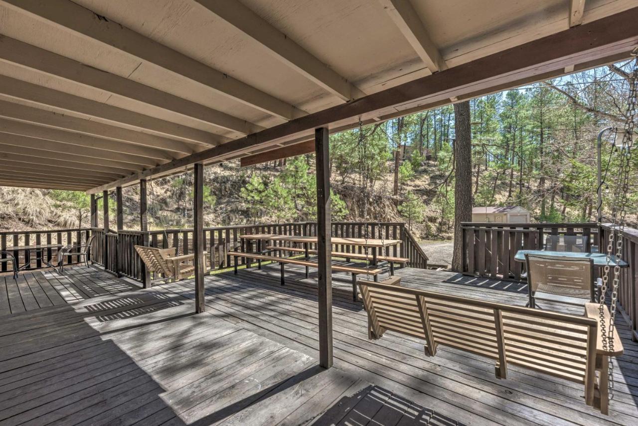 Tranquil Cabin With Stream And Deck Near Dtwn Ruidoso! Buitenkant foto