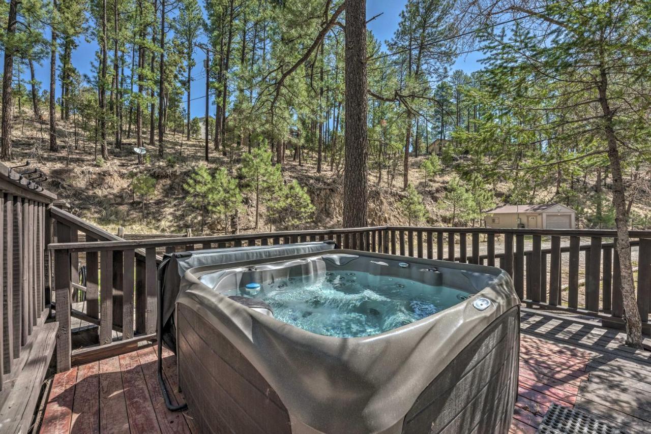 Tranquil Cabin With Stream And Deck Near Dtwn Ruidoso! Buitenkant foto
