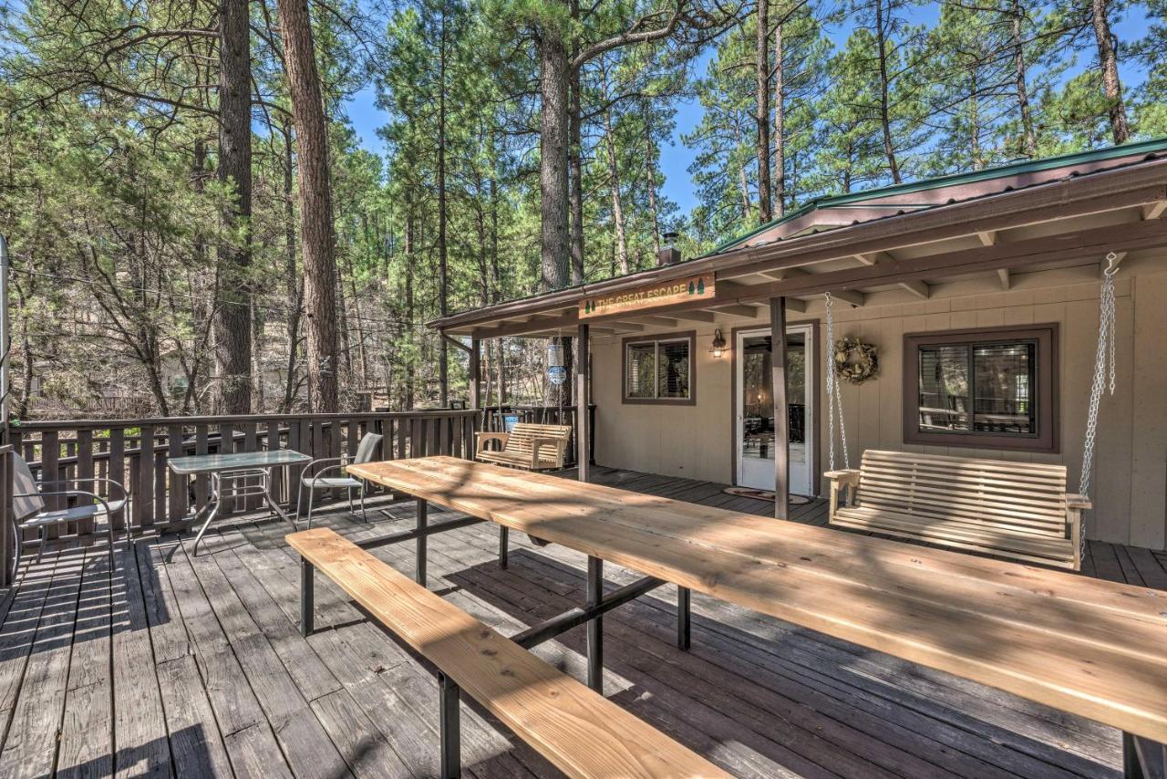 Tranquil Cabin With Stream And Deck Near Dtwn Ruidoso! Buitenkant foto